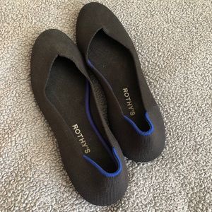 Rothy's The Flat - Black Size 10.5